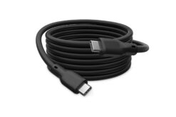 Alternative view of USB siliconenkabel, USB4 versie 2.0, USB 80Gbps, 0,5m, zwart