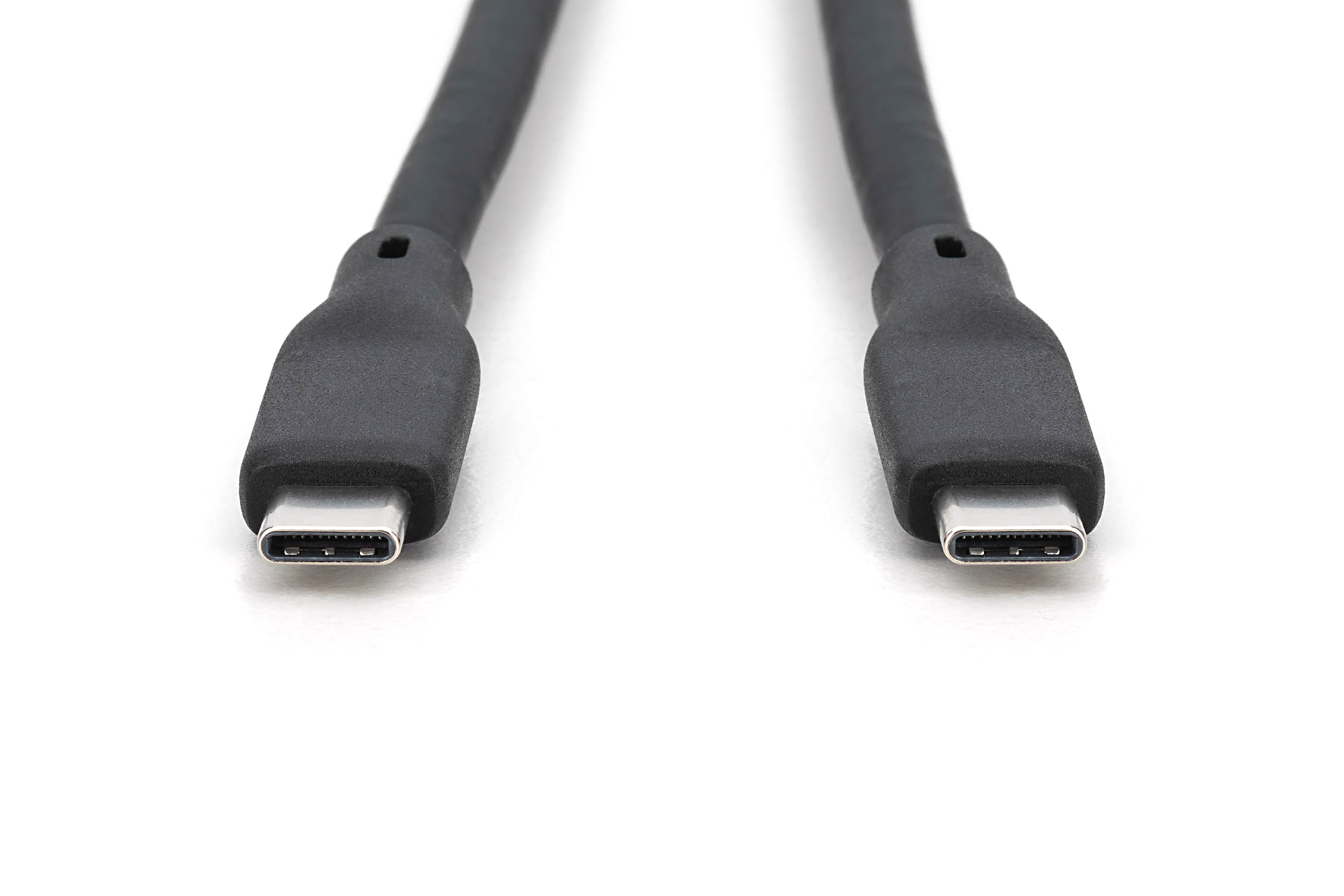 USB siliconenkabel, USB4 versie 2.0, USB 80Gbps, 1,5 m, zwart - Afbeelding 4