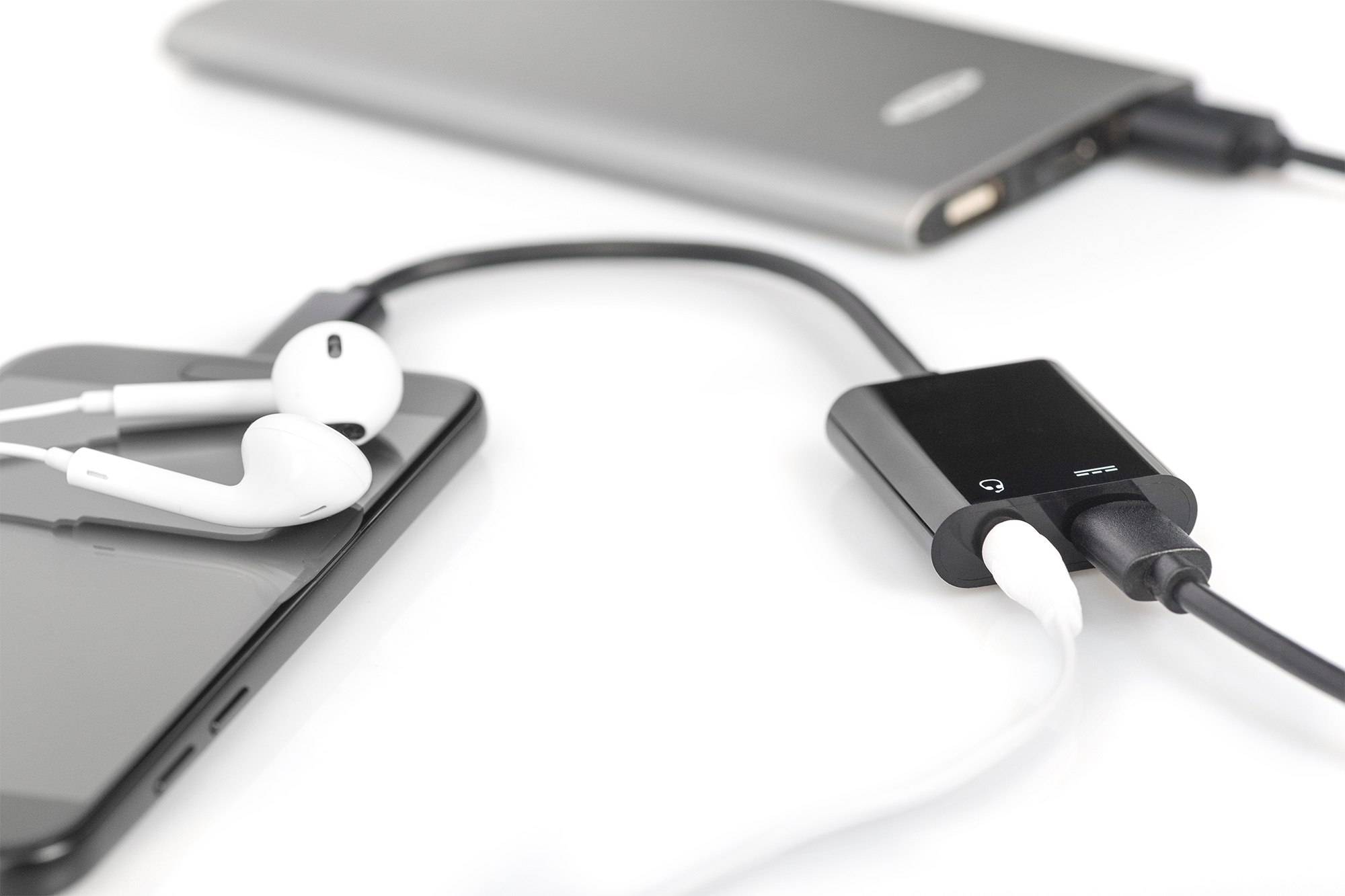 USB-C adapter / converter, USB-C naar USB-C + 3,5 mm aansluiting - Afbeelding 6