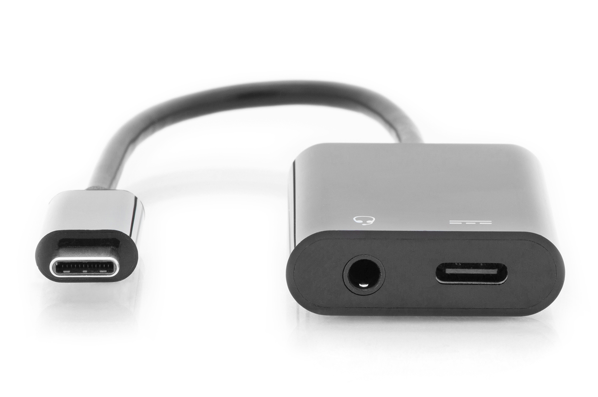 USB-C adapter / converter, USB-C naar USB-C + 3,5 mm aansluiting - Afbeelding 2