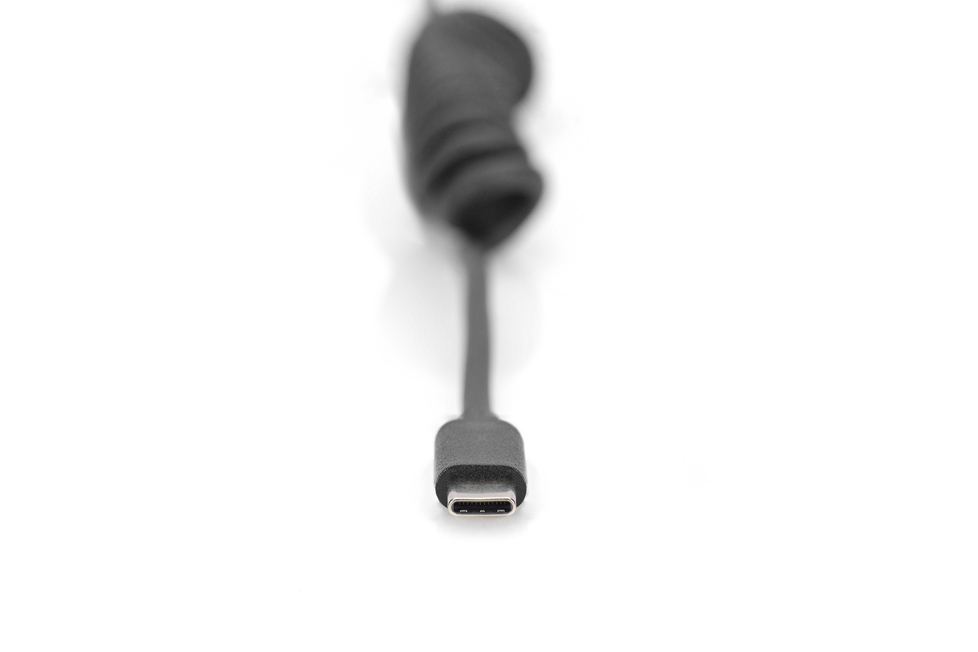 USB-A - USB-C spiraalkabel, 1m - Afbeelding 3