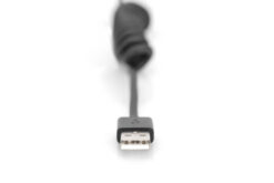 USB-A - USB-C spiraalkabel, 1m - Afbeelding 4