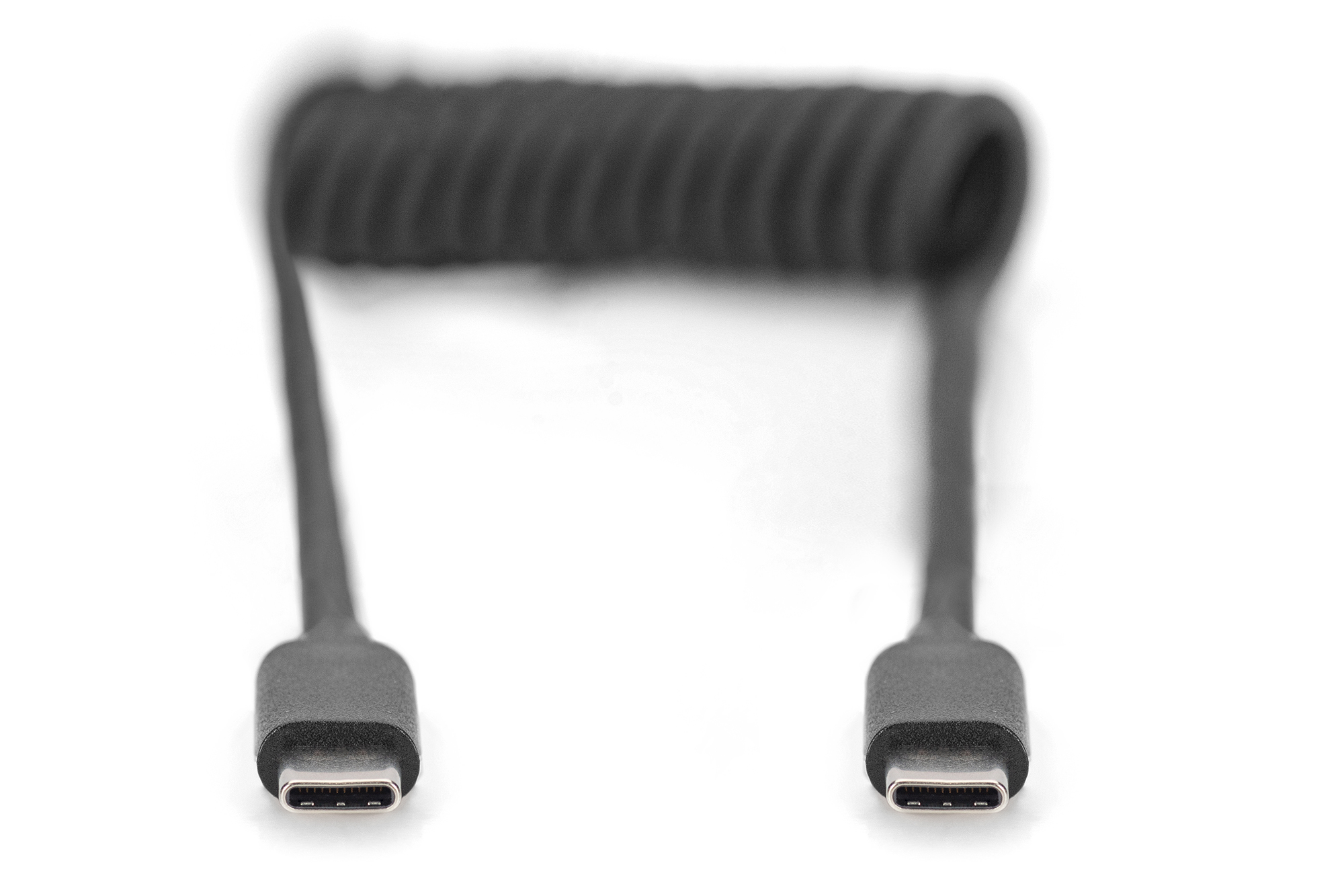 USB-C - USB-C spiraalkabel, 1m - Afbeelding 2