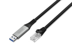 USB-A - RJ45 Ethernetkabel, 1Gbit/s, 15m