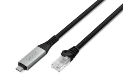 USB-C - RJ45 Ethernetkabel, 1Gbit/s, 5m