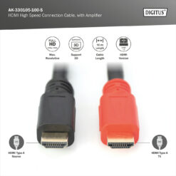 Alternative view of HDMI High Speed verbindingskabel, met versterker