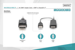 4K HDMI-adapterkabel - HDMI naar DisplayPort - Afbeelding 4