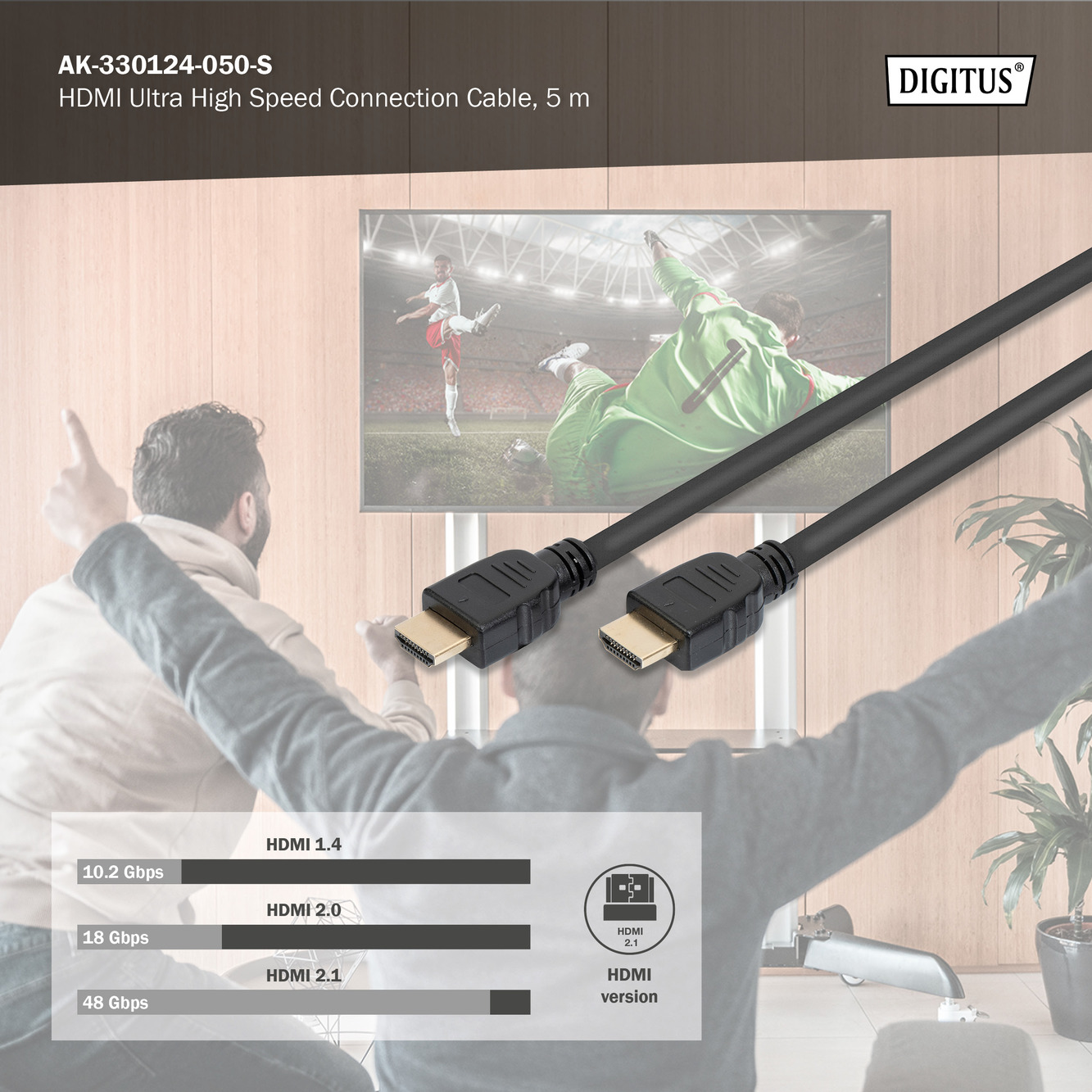 HDMI Ultra High Speed-verbindingskabel - Afbeelding 4