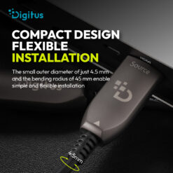 HDMI AOC hybride glasvezelkabel, UHD 8K, 100 m - Afbeelding 7