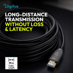 HDMI AOC hybride glasvezelkabel, UHD 8K, 90 m - Afbeelding 5