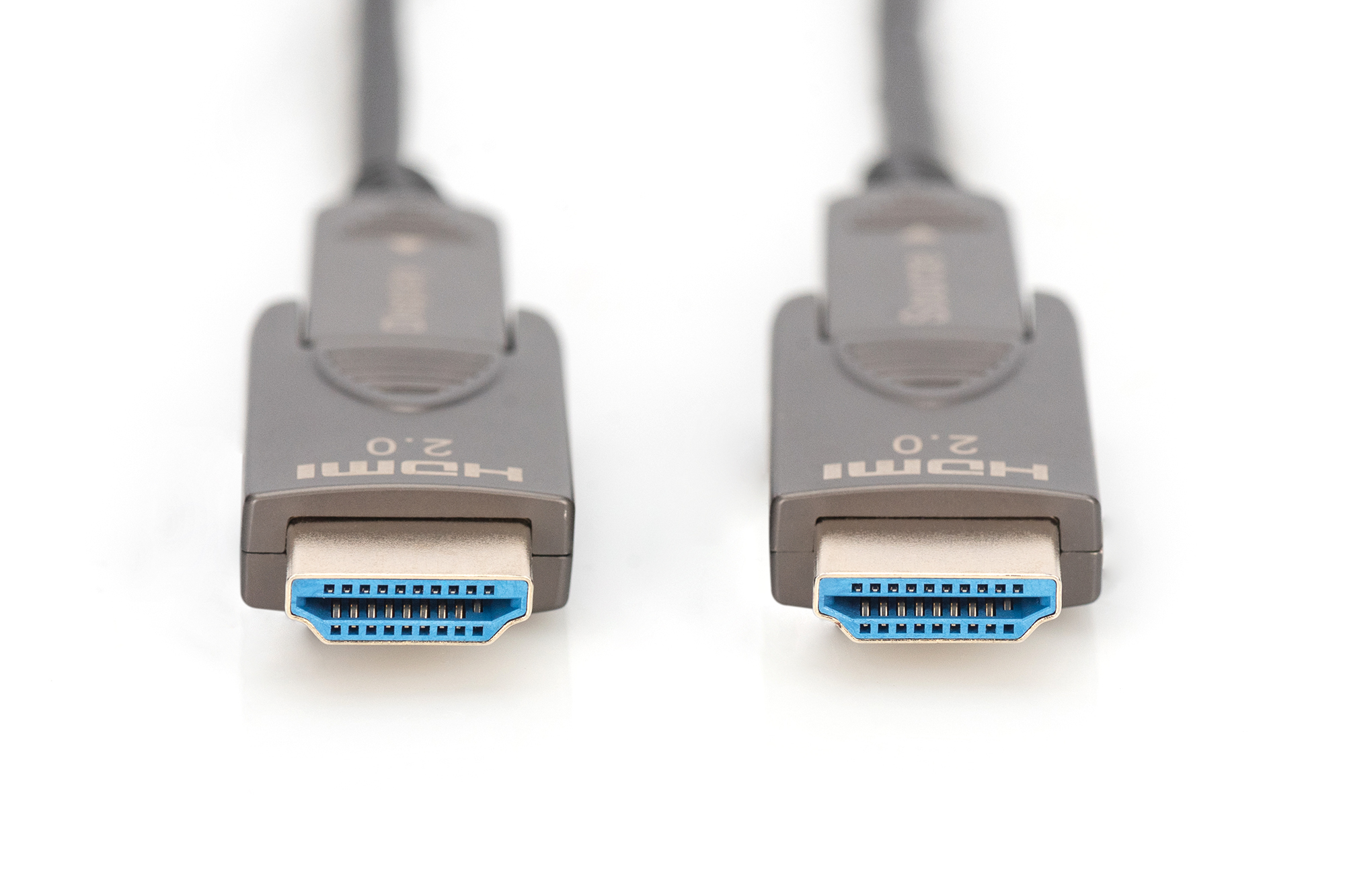 4 K - HDMI AOC hybride glasvezelkabel met 20m afneembare connector - Afbeelding 2