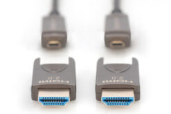 4 K - HDMI AOC hybride glasvezelkabel met 20m afneembare connector - Afbeelding 4