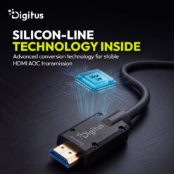 HDMI AOC glasvezelkabel gepantserd, UHD 8K, 60 m - Afbeelding 5