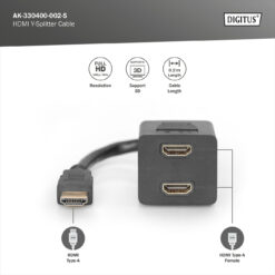 HDMI Y-splitterkabel - Afbeelding 3