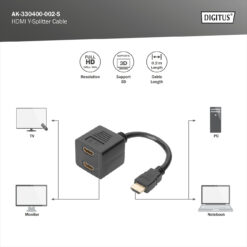 HDMI Y-splitterkabel - Afbeelding 4