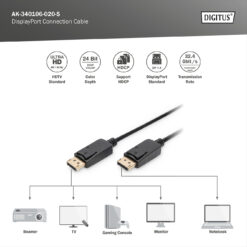 DisplayPort-aansluitkabel, 2m - Afbeelding 6
