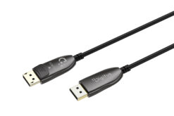 DisplayPort AOC hybride glasvezelkabel, UHD 8K, 100 m