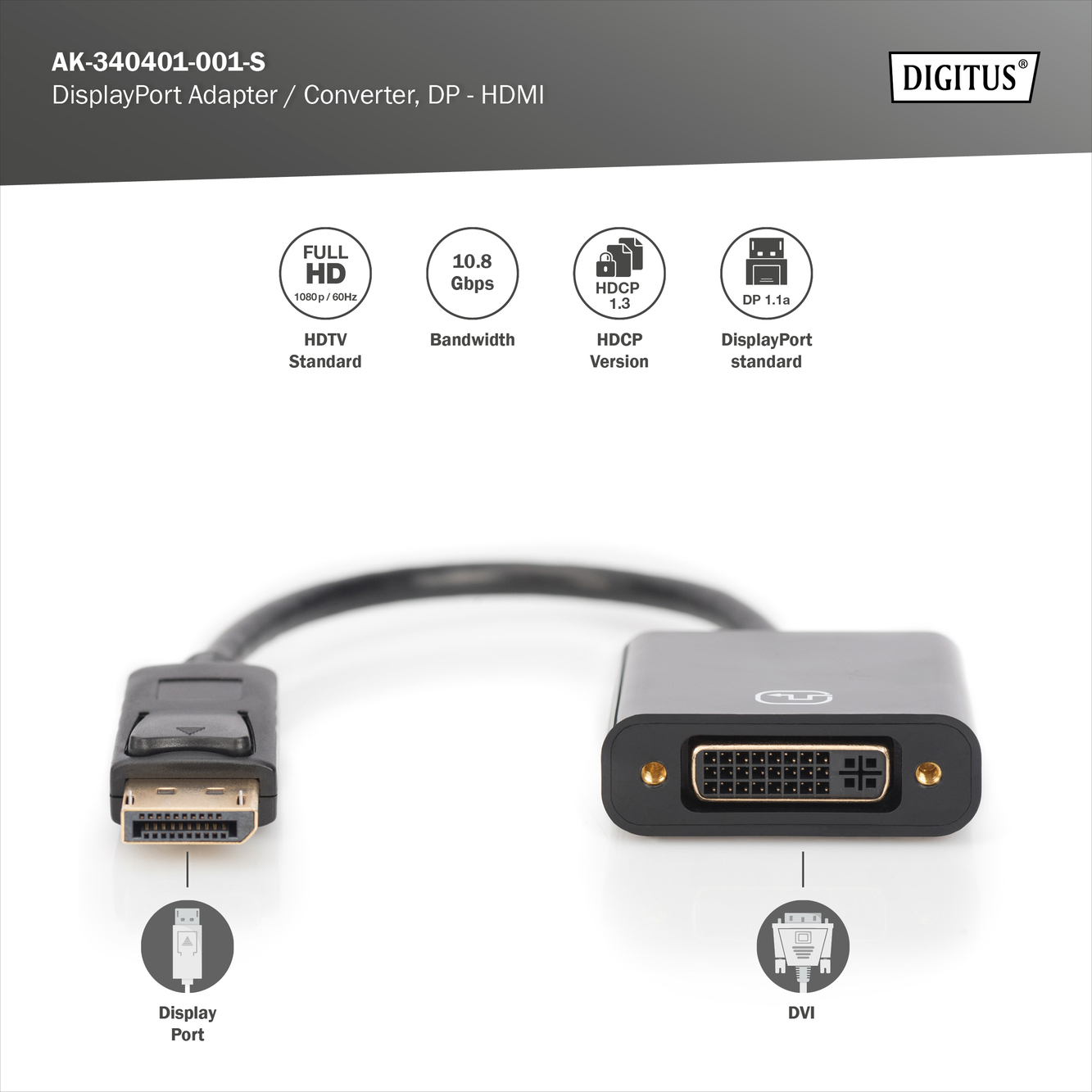 DisplayPort verloopkabel - Afbeelding 6