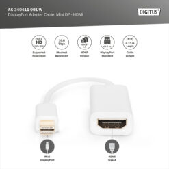 Mini DisplayPort - HDMI verloopkabel - Afbeelding 5