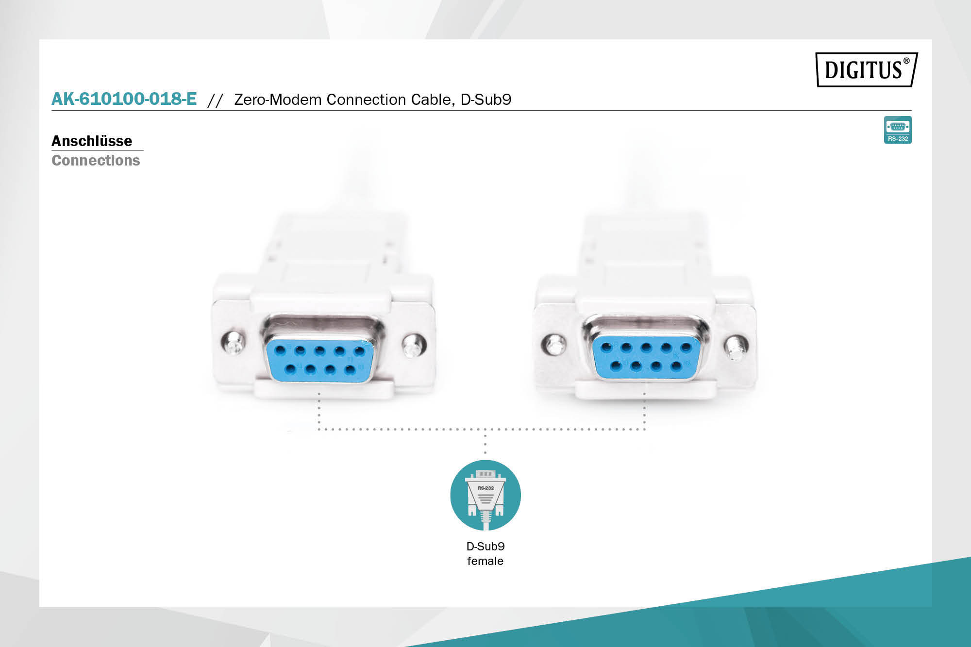 Nul modem-aansluitkabel - Afbeelding 4