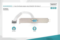Seriële Poortbeugel adapterkabel, D-Sub9/M - IDC 2x5-polig/V - Afbeelding 5