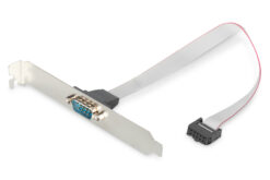 Seriële Poortbeugel adapterkabel, D-Sub9/M - IDC 2x5-polig/V