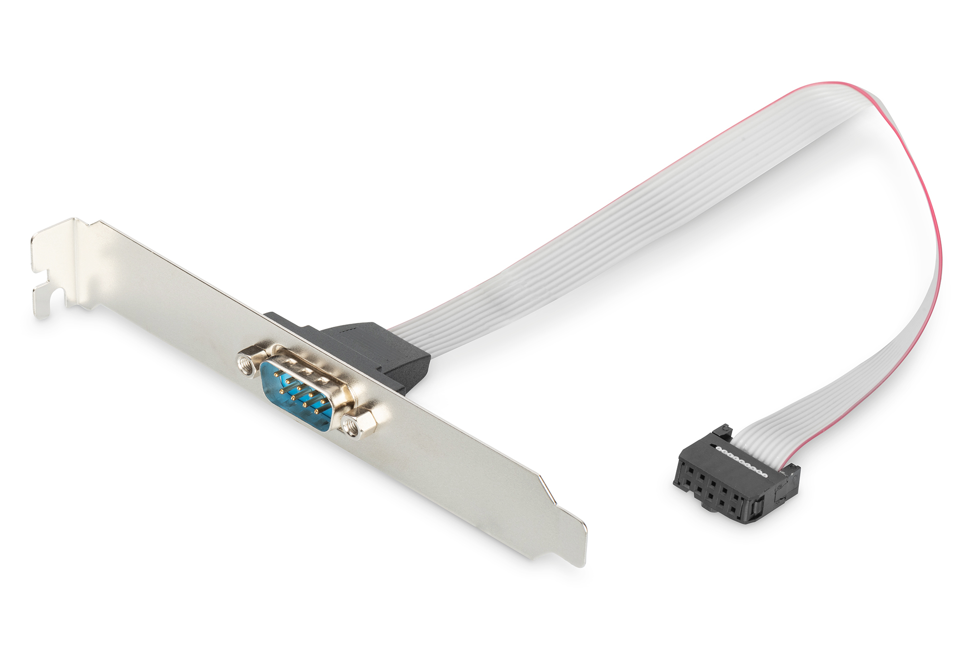 Seriële Poortbeugel adapterkabel, D-Sub9/M - IDC 2x5-polig/V