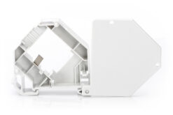 Keystone-behuizing voor montage op DIN-rail, IP20 - Afbeelding 3