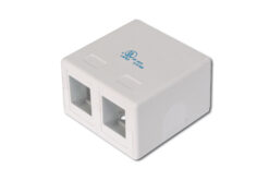 Consoliderings-punt behuizing voor 2x Keystone module