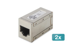 CAT 6, Modulaire koppeling, afgeschermd  - 2 stuks