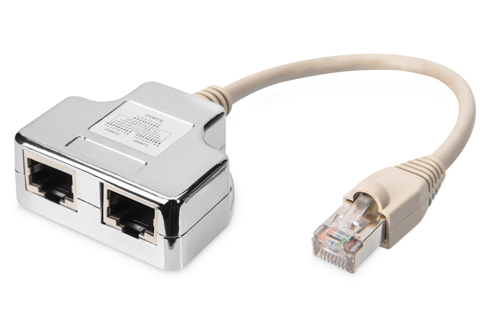 Patchkabeladapter, CAT 5e, afgeschermd - 1:1
