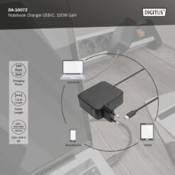 Notebooklader USB-C, 100W GaN - Afbeelding 6