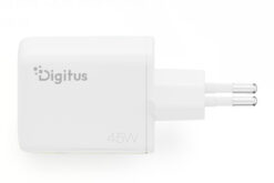 Alternative view of USB GaN-oplader 45 W, 1x USB-C, 1x USB-A