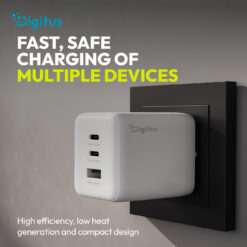 USB GaN-oplader 100 W, 2x USB-C, 1x USB-A - Afbeelding 4