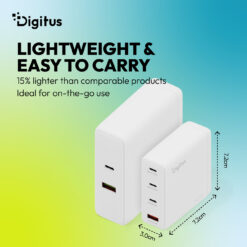 USB GaN-oplader 140 W, 3x USB-C, 1x USB-A - Afbeelding 5
