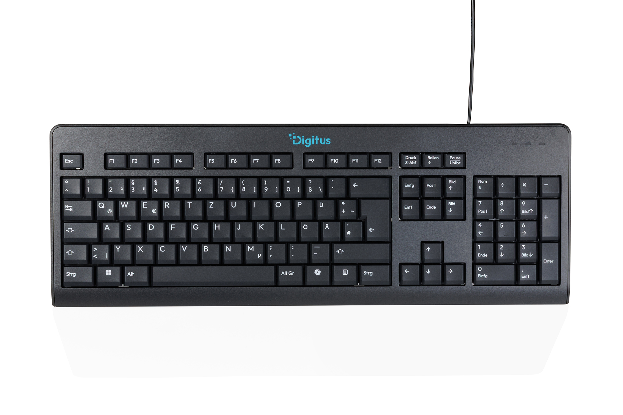 CK10, bedraad toetsenbord, Duitse indeling (QWERTZ), 105 toetsen
