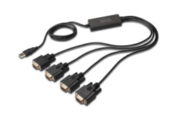 USB 2.0 voor 4xRS232 kabel