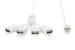 Alternative view of DIGITUS® Slim Spider USB-hub