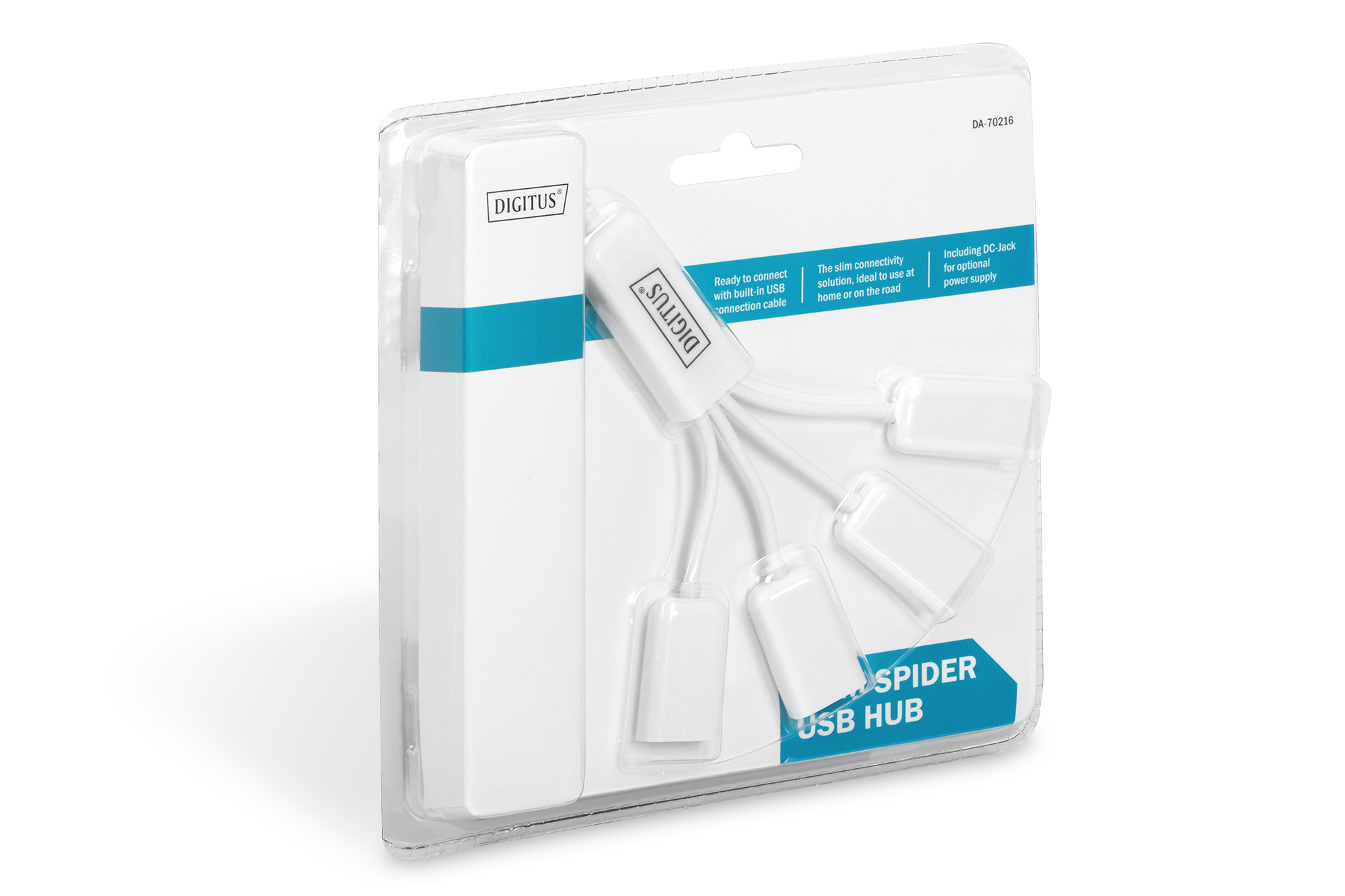 DIGITUS® Slim Spider USB-hub - Afbeelding 6