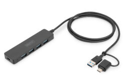 USB 3.0 hub 4-poorts, Slim Line