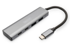 USB-C 4 Port HUB, 2x USB-A + 2x USB-C