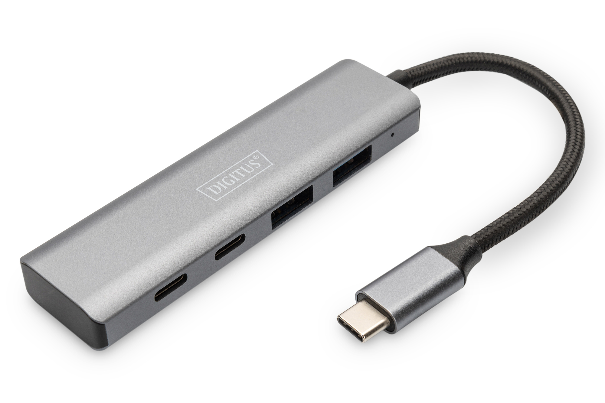 USB-C 4 Port HUB, 2x USB-A + 2x USB-C