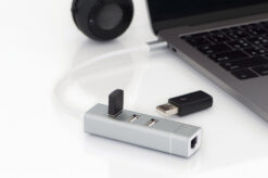 USB 2.0 3-poort hub & Fast Ethernet LAN-adapter met Type-C™-aansluiting - Afbeelding 4