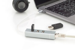USB 2.0 3-poort hub & Fast Ethernet LAN-adapter met Type-C™-aansluiting - Afbeelding 6