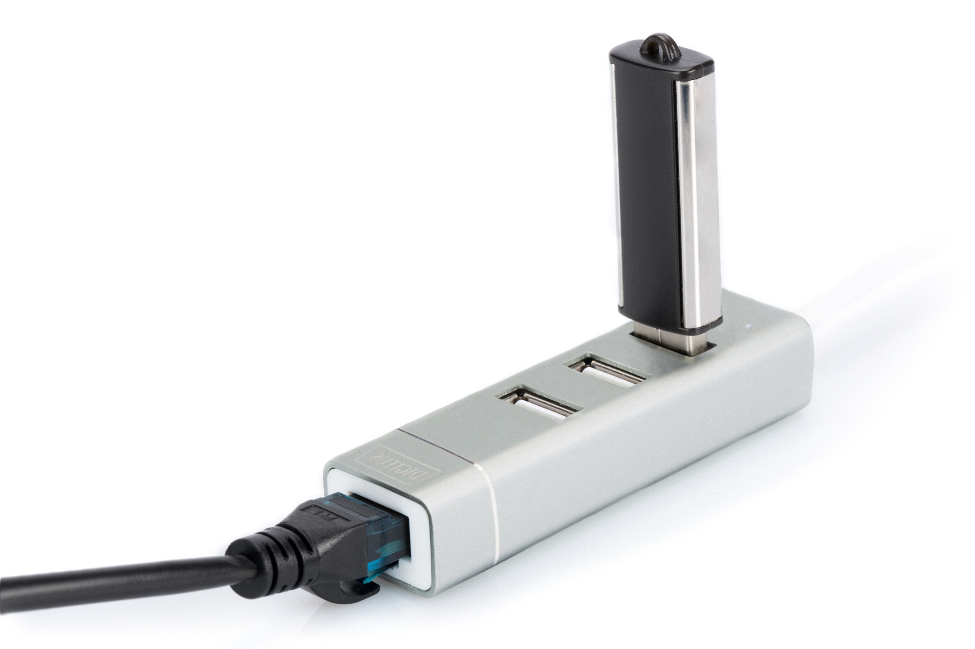 USB 2.0 3-poort hub & Fast Ethernet LAN-adapter met Type-C™-aansluiting - Afbeelding 5