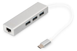 USB-Type-C™ 3.0 hub met Gigabit Ethernet