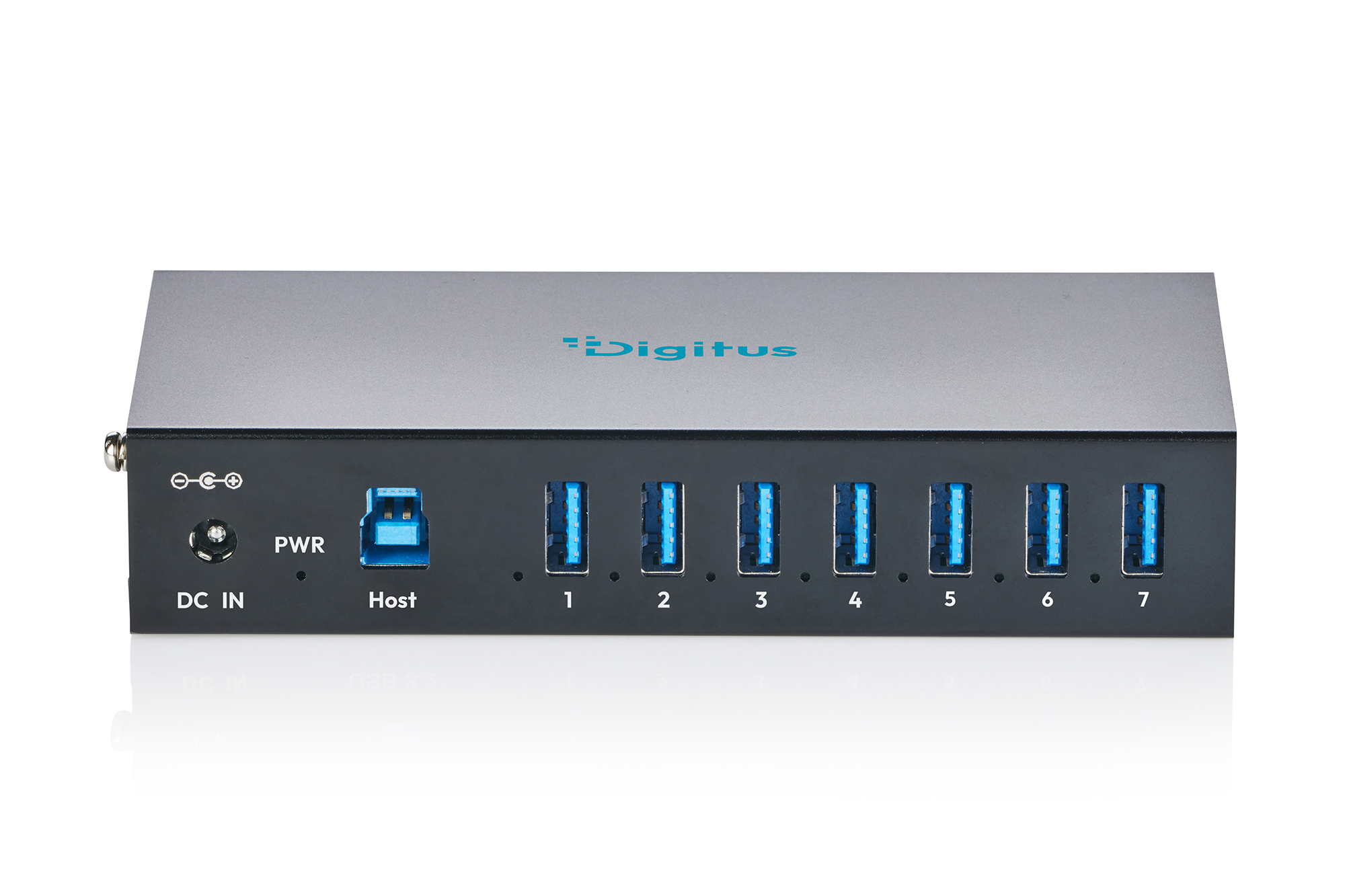 USB 3.2 Gen 1 industriële hub, 7-poorts - Afbeelding 3