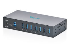 USB 3.2 Gen 1 industriële hub, 7-poorts