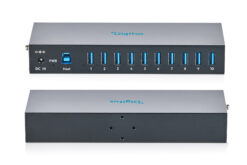 Alternative view of USB 3.2 Gen 1 industriële hub, 10 poorten