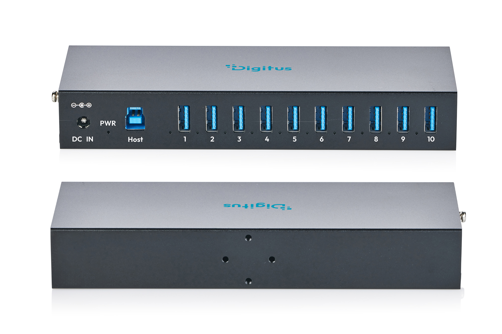 USB 3.2 Gen 1 industriële hub, 10 poorten - Afbeelding 2
